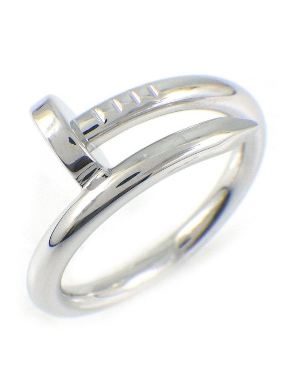 Cartier Ring Juste un Clou Classic Nail Motif 18k White Gold